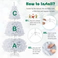 thumbnail image 4 of Árbol de Navidad BestComfort blanco artificial de 6 pies/7.5 pies/9 pies, 4 of 8