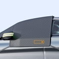 thumbnail image 4 of Extra Large Car Windshield Snow Cover with Magnetic Side & Mirror Protectors - Universal Winter Frost Protection for Automotive Windshields, Waterproof and Easy to Install,Black, 4 of 5