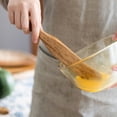 thumbnail image 5 of Spurtle for Sourdough Starter, Spreading, Cooking, Mixing, Reaching Bottom of Jar, Kitchen Utensils, Spurtles Kitchen Tools Wooden Kitchen Utensils for NonStick Cookware, 1Pc(Grey,11x1.5"), 5 of 8