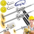 thumbnail image 1 of Inside Pipe Cutter for Pvc Pipe, 2025 New Steel Pipe Cutter with Diamond Grit Cutting Wheel and Handle, Inside Pvc Pipe Cutter Fit for 1-1/2 to 8 Inch, 7 Inch Internal/Inside (2*Sets), 1 of 9