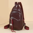 thumbnail image 5 of CAIXIA Women'S Crossbody Handbags Multi Compartment Adjustable Strap Versatile Chest Sling Crossbody Messenger Bag, Convertible Shoulder Purse For Work Travel Leisure, 5 of 5