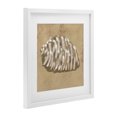 thumbnail image 3 of Stupell Industries Earth Tone Expressionist Shell White Framed Print Under Glass design by June Erica Vess, 16 x 16, 3 of 10