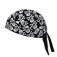 thumbnail image 3 of Lightweight Breathable Printed Cotton Head Wrap Sweat Absorbent Adjustable Tie Bandana Soft Fabric Sports Hair Cover for Cycling Hiking Gardening Workout Outdoor Daily Use Head Accessory, 3 of 6