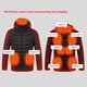 thumbnail image 5 of Chaleco Calefactor Eléctrico Ligero USB Calentador de Cuerpo Eléctrico Ropa para Hombres y Mujeres, 5 of 8