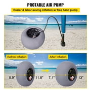 BENTISM Beach Balloon Wheels, 13 Replacement Sand Tires with 32 Stainless Steel Axle, TPU Cart Tires for Kayak Dolly, Canoe Cart and Buggy w/ Free Air Pump, 2-Pack