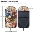 thumbnail image 6 of Garronmavis Front Car Seat Towel Cover, Sweat & Stain Resistant Breathable Non-Slip Waterproof, for Gym Workout Beach Hiking Running, Universal Fit for Cars SUV Trucks Sedan Van, 6 of 8
