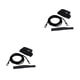 thumbnail image 3 of Sonducket Cinturón de resistencia para entrenamiento de natación, Bungee de seguridad ajustable con bolsa de malla, regalos de natación reutilizables Negro 2piezas Sonducket CBP581880, 3 of 5