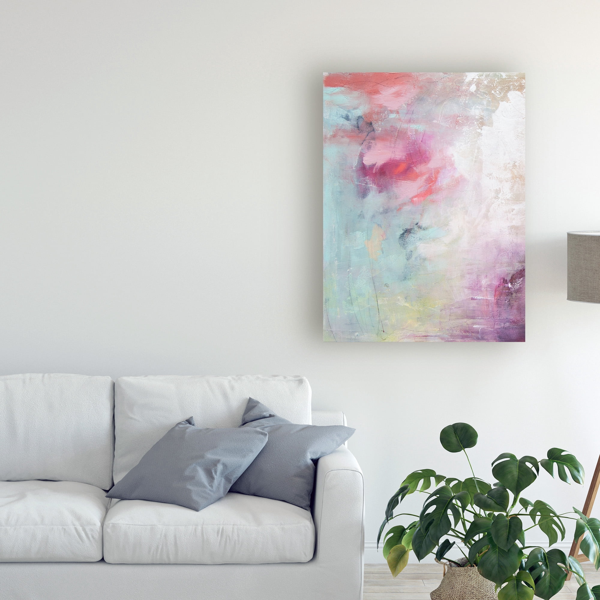 Trademark Fine Art 'Pastel Terrain I' Canvas Art by Julia Contacessi