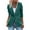 Green, variant on Hot6sl Blazers for Women Plus Size Women Casual Blazer Lapel Double Breasted Long Sleeve Work Office Business Blazer Suit Coat Cardigans