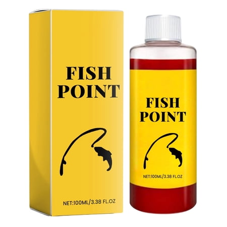 BESTSKY Fish Attractant Liquid 100Ml Powerful Fish Point Liquid Bait for Trout Panfish and More Enhances Scent & Improves Biteresponse