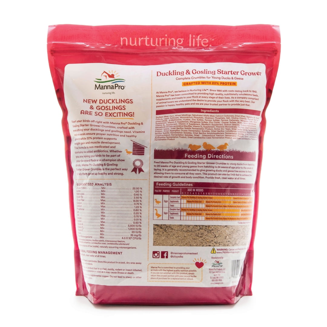 Manna Pro Duck and Gosling Starter Grower 8 lb