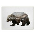 thumbnail image 2 of The Stupell Home Decor Bear Silhouette Mountain Range Photography Wall Plaque Art, 2 of 6