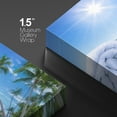 thumbnail image 4 of wall26 Canvas Print Wall Art White Massage Stones on Vibrant Beach Nature Floral Photography Realism Tropical Landscape Colorful Multicolor for Living Room, Bedroom, Office - 32"x48", 4 of 5