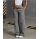 thumbnail image 5 of Pantalones vaqueros bordados con lazo for mujer Y2k, pierna recta, pantalones vaqueros de cintura alta, pantalones largos sueltos, pantalones adelgazantes, 5 of 7
