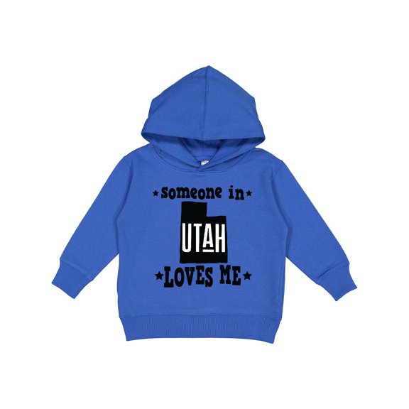 Inktastic Someone in Utah Loves Me Vacation Toddler Hoodie