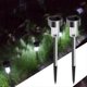thumbnail image 3 of Paquete de 10 luces solares con estaca para jardín, impermeables, para decoración de patios y jardines., 3 of 5