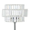 thumbnail image 6 of DecMode 30" Silver Table Lamp with Clear Glass Shade (2 Count), 6 of 12