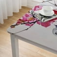 thumbnail image 5 of WYYP Flower Bird Branch Square Tablecloth Outdoor Fitted 100% Polyester Fiber 36*36, 5 of 8