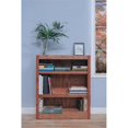 thumbnail image 5 of Bowery Hill Traditional 36" Tall 3-Shelf Wood Bookcase in Dry Oak, 5 of 6
