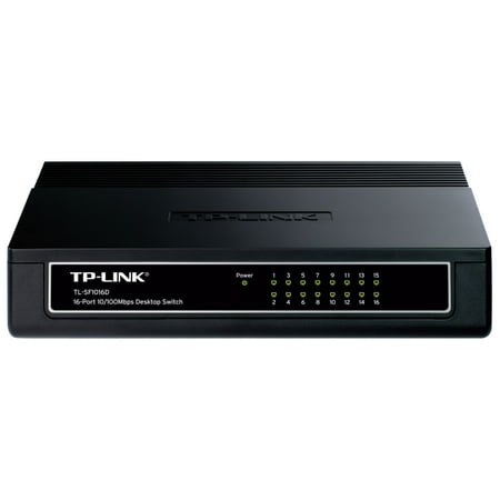 TP-Link TL-SF1016D 16-port Ethernet Switch Switcher - 16 ports - EN Fast EN - 10/100 100Mbps Fast Ethernet LAN Network Switch/Hub