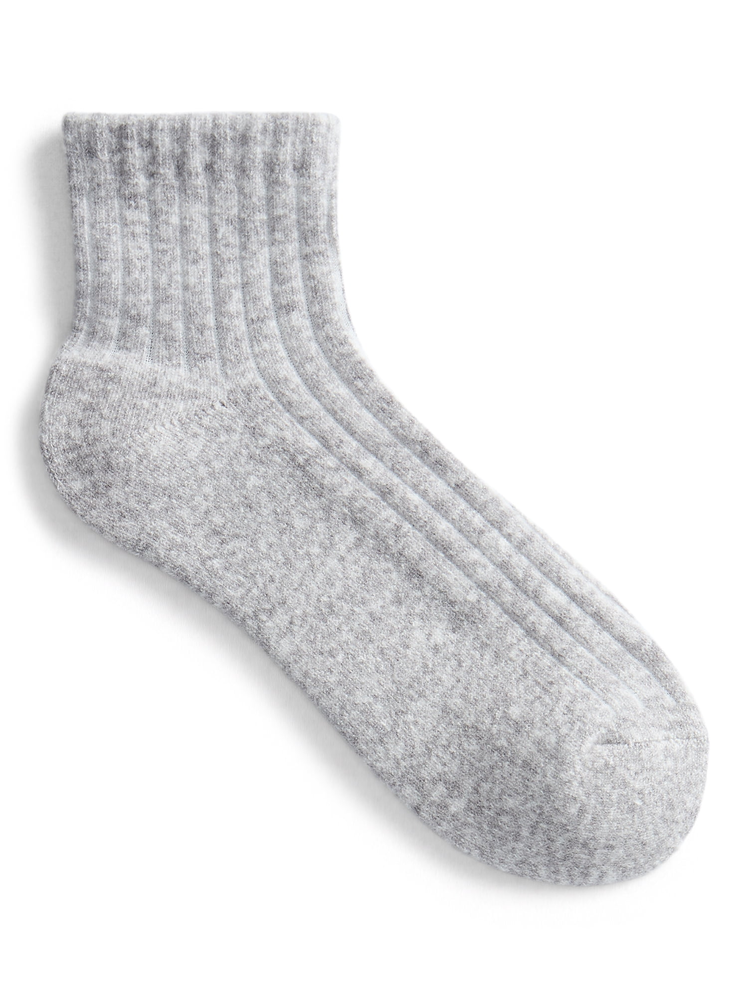 Joyspun Women’s Comfort Cozy Ankle Socks, 3-Pack, Size 4-10