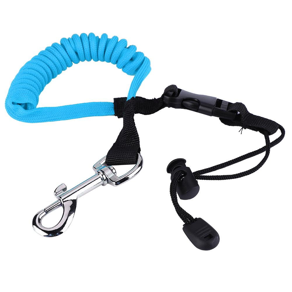 Sonew 140cm Elastic Kayak Canoe Safety Paddle Leash for Kayaking