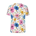 thumbnail image 3 of Rocae Rose Flowers for Breathable Men's Baseball T-Shirt Fashionable Casual Baseball Jersey, Moisture-wicking Sportswear X-Large, 3 of 9