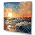 thumbnail image 2 of Designart "Sunkissed Sands Beach Photo IV" Nautical & Beach Wall Decor, 2 of 5
