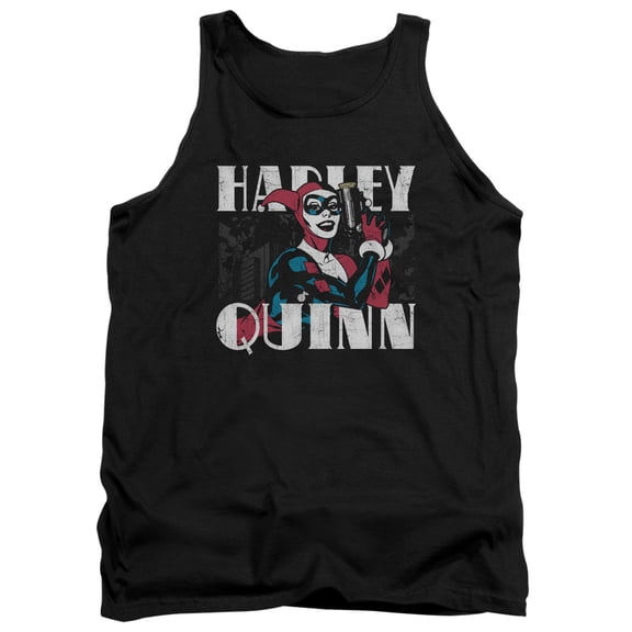 Batman Harley Bold Adult Tank Top Black