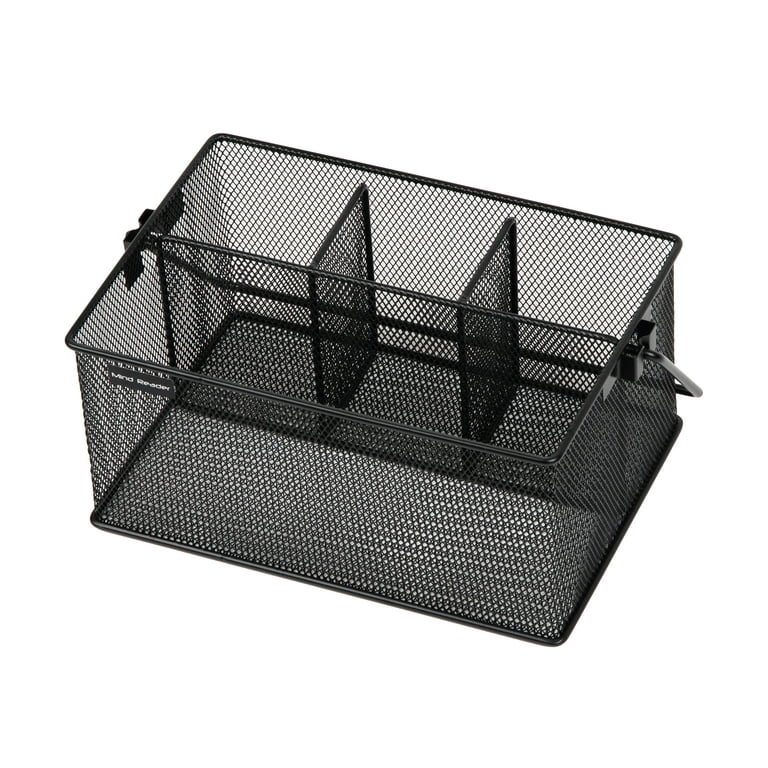 Mind Reader Mesh Storage Basket with Handle, Storage Bin, Storage
