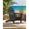 thumbnail image 4 of POLYWOOD AD4030BL Classic Outdoor Adirondack Chair, Black, 4 of 5