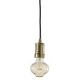 thumbnail image 2 of Bulbrite 1-Light Warm Gold Contemporary Pendant Socket and Canopy with Incandescent Light Bulb 60W BT Shaped Grand Nostalgic Thread, 2 of 5