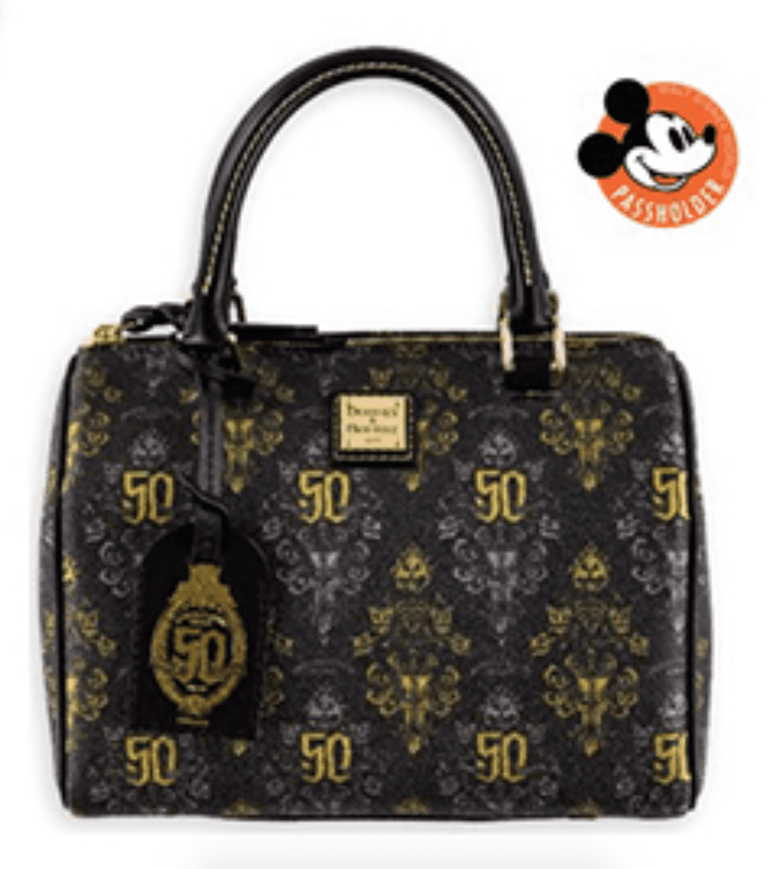 Disney Dooney & Bourke 50th Haunted Mansion Satchel Bag Purse Annual