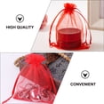 thumbnail image 2 of Shisuyan 100pcs Gauze Drawstring Bag Festival Goody Pouch Portable Jewelry Storage Pouch, 2 of 8