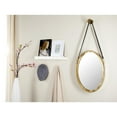 thumbnail image 2 of SAFAVIEH 14.5" x 21.4" Pembroke Strap Mirror, Antique Gold, 2 of 2