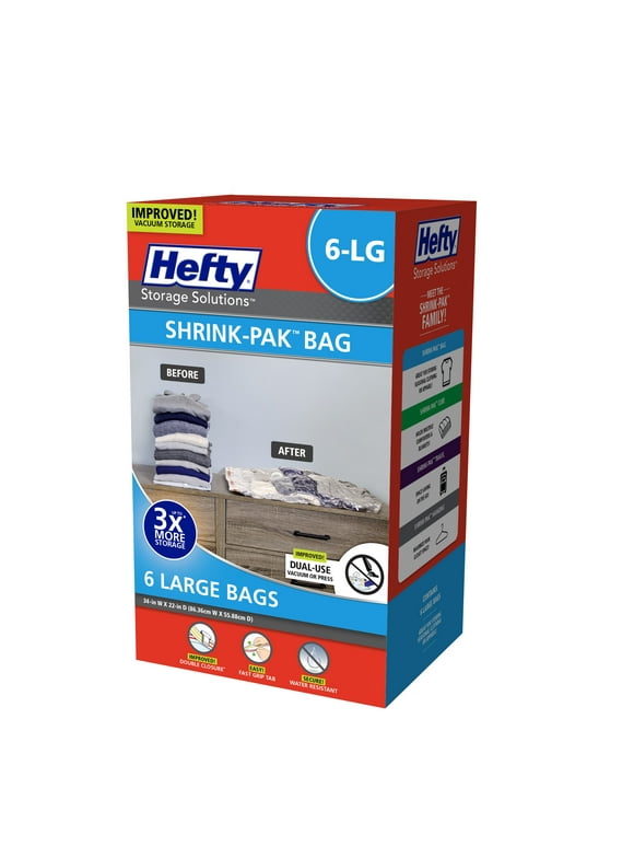 Vacuum Storage Bags in Closet Organizers