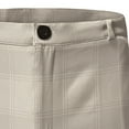 thumbnail image 6 of Valora Men Pants Men's Casual Plaid Zip Jeans for Everyday Comfort and Style with Relaxed Fit and Easy Wear Khaki L, 6 of 6