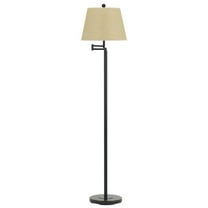 Cal Lighting Andros 14" Durable Metal Floor Lamp with Swing Arm in Dark Bronze
