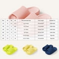 thumbnail image 5 of CAUYDY Cloud Slides for Kids Boys Girls Shower Bathroom Slippers Slip on Sandals Non-Slip Open Toe Pillow Slippers-Quick Drying Summer Beach Pool Shoes(L101-Blue,1.5), 5 of 9