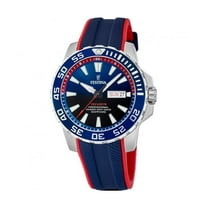 Festina Diver Rubber Strap Blue Dial Quartz F20662-1 200M Men's Watch