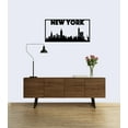 thumbnail image 2 of New York City Skyline Landscape - Beautiful Solid Steel Home Decor Decorative Accent Metal Art Wall Sign, 2 of 3