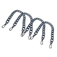 thumbnail image 1 of 4 Pieces Metal Chain And Handbag Strap Extension / Chain Strap Accessory , Black, 1 of 8