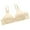 Beige 01, variant on Bras for Women Plus Size No Underwire Full Coverage Gathered Breathable Comfort Soft Everyday Bras Beige M