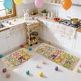 thumbnail image 6 of HuiXinOu Easter Kitchen Rug Set, 2-Piece Bunny and Egg Pattern Doormat for Floor, Non-Slip Backing for Entryway, Hallway, Front Door Decor, 6 of 6