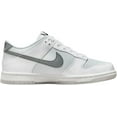thumbnail image 2 of Big Kid's Nike Dunk Low White/Smoke Grey-Pure Platinum (FV0365 100) - 6, 2 of 5