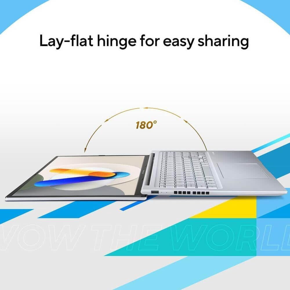 Asus Vivobook 16 Laptop 16 Inch WUXGA IPS Display Intel Core i7 13620H 16GB DDR4 RAM 512GB PCIe SSD WiFi 5 Windows 11 Cool Silver Bundle Antivirus Mouse Pad Screen Cleaner 24 Month CPS Warranty