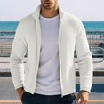 thumbnail image 2 of JTieacloth Men's Outerwear Jackets Men's Jackets & Coats Thickened Thermal Jacket Double Sided Windbreaker Inner Coat For Autumn And Winter Wear White, 2 of 6