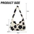 thumbnail image 2 of Bolso de hombro Baguette Bolsos Bottega Jodie Bolso dupes Bolso de axila de felpa, Bolso de hombro mullido para mujer, Bolso peludo Y2K para mujer Bolso de mano mullido para otoño e invierno, 2 of 8