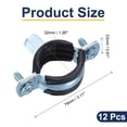 thumbnail image 2 of 12 Pack Split Ring Pipe Hanger, 32mm/1.26inch Adjustable Pipe Bracket Clamp, 2 of 6