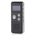 thumbnail image 1 of Grabadora de voz digital portátil Dictáfono Grabadora de voz 8 GB Grabadora de audio Reproductor MP3 LCD Dictáfono (Negro), 1 of 4
